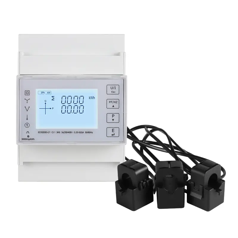 3P 4W Merilni merjenje din Rail Energy Smart Remeter